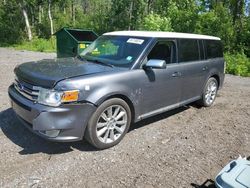 Salvage cars for sale at Bowmanville, ON auction: 2010 Ford Flex Limited