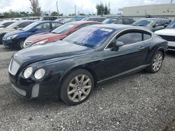 Salvage cars for sale at Miami, FL auction: 2005 Bentley Continental GT
