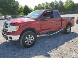 Salvage cars for sale from Copart Madisonville, TN: 2013 Ford F150 Super Cab