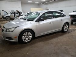 Salvage cars for sale at Davison, MI auction: 2012 Chevrolet Cruze LS