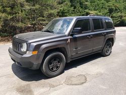 Jeep Patriot Sport salvage cars for sale: 2016 Jeep Patriot Sport