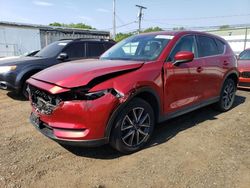 Salvage cars for sale at New Britain, CT auction: 2018 Mazda CX-5 Touring