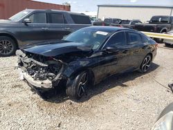 Honda Accord Sport salvage cars for sale: 2020 Honda Accord Sport