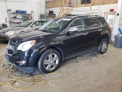 Salvage cars for sale at Ham Lake, MN auction: 2013 Chevrolet Equinox LTZ