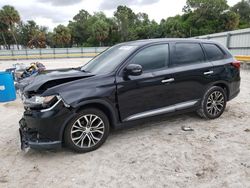 Carros salvage a la venta en subasta: 2017 Mitsubishi Outlander SE