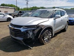 Salvage cars for sale at New Britain, CT auction: 2019 Chevrolet Blazer Premier