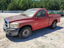 Salvage cars for sale at Gainesville, GA auction: 2008 Dodge RAM 1500 ST