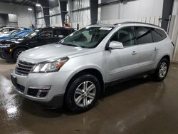 Salvage cars for sale at Ham Lake, MN auction: 2015 Chevrolet Traverse LT