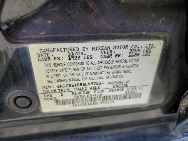 2005 Nissan Sentra 1.8