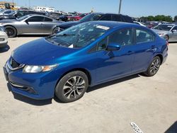 Honda salvage cars for sale: 2015 Honda Civic EX