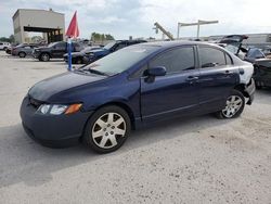 Honda salvage cars for sale: 2007 Honda Civic LX