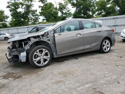 Salvage cars for sale from Copart West Mifflin, PA: 2017 Chevrolet Cruze Premier