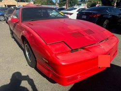 Salvage cars for sale at Rancho Cucamonga, CA auction: 1989 Pontiac Firebird Trans AM