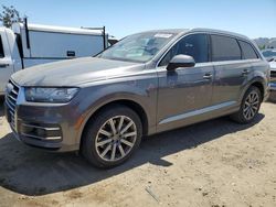 Salvage cars for sale from Copart San Martin, CA: 2018 Audi Q7 Premium Plus