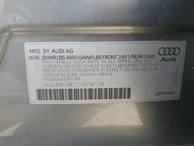 2007 Audi A4 2.0T Quattro