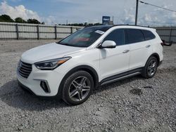 Salvage cars for sale at Hueytown, AL auction: 2017 Hyundai Santa FE SE Ultimate