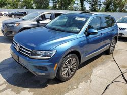 Volkswagen salvage cars for sale: 2019 Volkswagen Tiguan SE