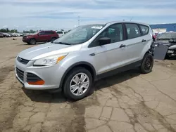 Salvage cars for sale at Woodhaven, MI auction: 2013 Ford Escape S