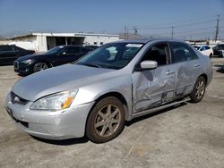 Salvage cars for sale at Sun Valley, CA auction: 2003 Honda Accord EX