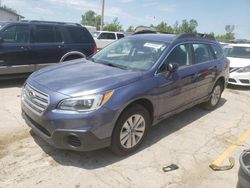 Salvage cars for sale at Pekin, IL auction: 2017 Subaru Outback 2.5I