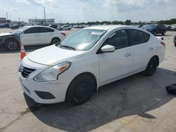 Salvage cars for sale at Grand Prairie, TX auction: 2015 Nissan Versa S