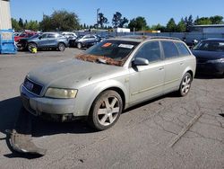 Audi a4 1.8t Avant Quattro salvage cars for sale: 2004 Audi A4 1.8T Avant Quattro