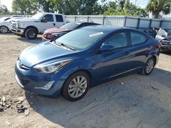 Salvage cars for sale from Copart Riverview, FL: 2014 Hyundai Elantra SE