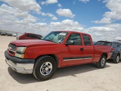 Salvage cars for sale from Copart Andrews, TX: 2004 Chevrolet Silverado C1500