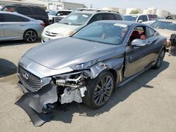 Salvage cars for sale at Martinez, CA auction: 2017 Infiniti Q60 Premium