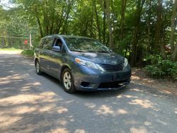 Salvage cars for sale at North Billerica, MA auction: 2016 Toyota Sienna LE