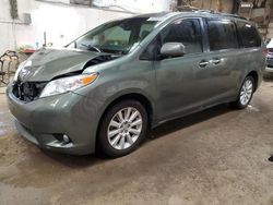 Salvage cars for sale at Casper, WY auction: 2011 Toyota Sienna XLE