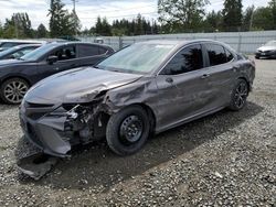 Salvage cars for sale from Copart Graham, WA: 2018 Toyota Camry L