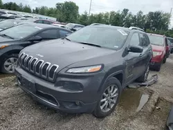 Salvage cars for sale at Bridgeton, MO auction: 2018 Jeep Cherokee Limited