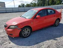 Salvage cars for sale at Gastonia, NC auction: 2007 Mazda 3 I