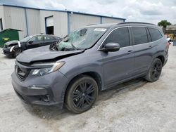 Salvage cars for sale at Tulsa, OK auction: 2021 Honda Pilot SE