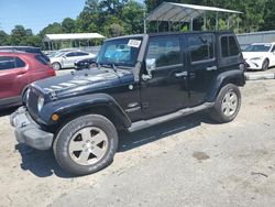 Jeep salvage cars for sale: 2009 Jeep Wrangler Unlimited Sahara
