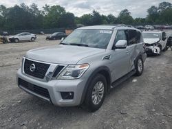 Nissan salvage cars for sale: 2020 Nissan Armada SV