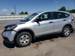 Honda salvage cars for sale: 2012 Honda CR-V LX