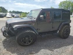 Salvage cars for sale at Albany, NY auction: 2021 Jeep Wrangler Unlimited Sahara