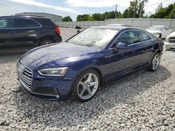 Salvage cars for sale at Wayland, MI auction: 2019 Audi A5 Premium