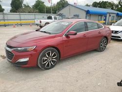 Salvage cars for sale at Wichita, KS auction: 2021 Chevrolet Malibu RS