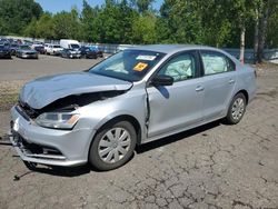 Salvage cars for sale at Portland, OR auction: 2015 Volkswagen Jetta Base