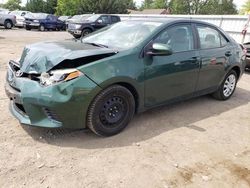 Salvage cars for sale at Finksburg, MD auction: 2016 Toyota Corolla L