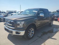 Salvage trucks for sale at Grand Prairie, TX auction: 2017 Ford F150 Supercrew