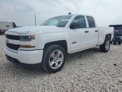 Salvage cars for sale at Temple, TX auction: 2018 Chevrolet Silverado C1500 Custom