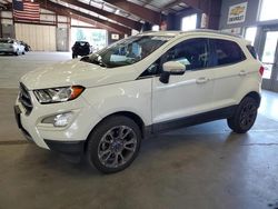 Salvage cars for sale at East Granby, CT auction: 2021 Ford Ecosport Titanium