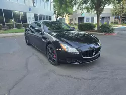 Buy Salvage Cars For Sale now at auction: 2014 Maserati Quattroporte S