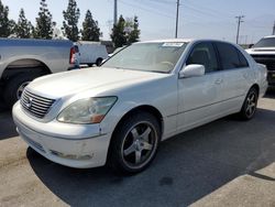 Salvage cars for sale at Rancho Cucamonga, CA auction: 2004 Lexus LS 430