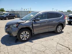 Salvage cars for sale at Dyer, IN auction: 2013 Honda CR-V EXL