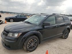 Salvage cars for sale from Copart Houston, TX: 2018 Dodge Journey SE